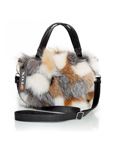 Damen Handtasche aus echtem Fuchs